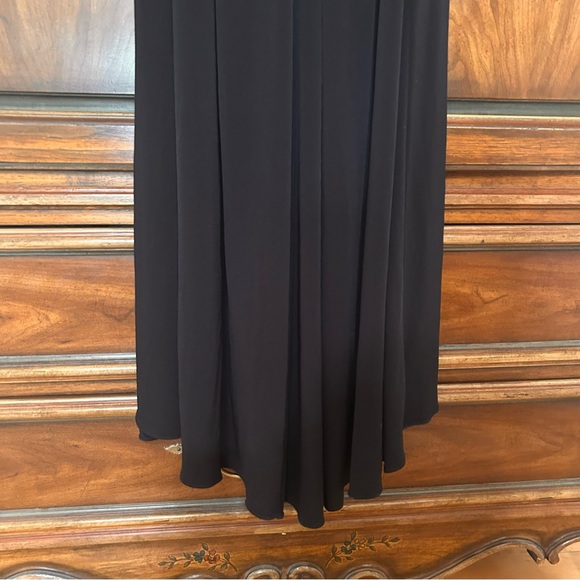 Betsy & Adam ~ new ~ Rhinestone Black Maxi Dress Evening Gown in size 6 - Picture 9 of 16